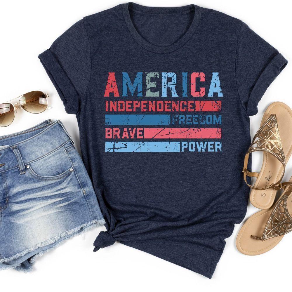 Retro 4th Of July Vuitino Shirt